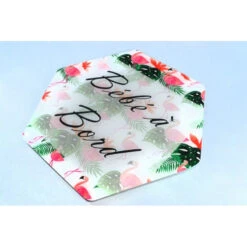 Adhésif bébé A Bord IRRÉVERSIBLE BIJOUX Flamant Rose