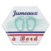 Adhésif bébé A Bord IRRÉVERSIBLE BIJOUX Jumeaux à Bord -MADE4BABY BOUTIQUE adhesif bebe a bord irreversible bijoux jumeaux a bord