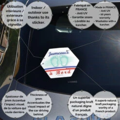 Adhésif bébé A Bord IRRÉVERSIBLE BIJOUX Jumeaux à Bord -MADE4BABY BOUTIQUE adhesif bebe a bord irreversible bijoux jumeaux a bord 1 2