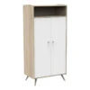 Armoire 2 Portes Et 1 Niche SAUTHON Access Chêne Doré/blanc 2 Armoire 2 Portes Et 1 Niche SAUTHON Access Chêne Doré/blanc -MADE4BABY BOUTIQUE armoire 2 portes et 1 niche sauthon access chene doreblanc