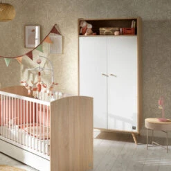 Armoire 2 Portes Et 1 Niche SAUTHON Access Chêne Doré/blanc 10 Armoire 2 Portes Et 1 Niche SAUTHON Access Chêne Doré/blanc -MADE4BABY BOUTIQUE armoire 2 portes et 1 niche sauthon access chene doreblanc 3