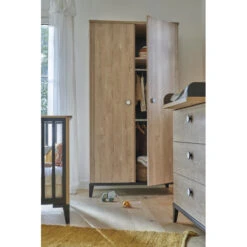 Armoire 2 Portes GALIPETTE Marcel Black -MADE4BABY BOUTIQUE armoire 2 portes galipette marcel black 3
