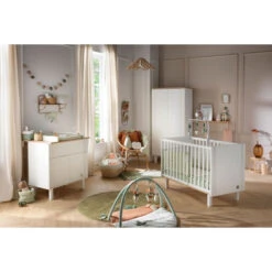 Armoire 2 Portes SAUTHON Eléonore Blanc -MADE4BABY BOUTIQUE armoire 2 portes sauthon eleonore blanc 2