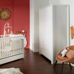 Armoire 2 Portes SAUTHON Loft Blanc -MADE4BABY BOUTIQUE armoire 2 portes sauthon loft blanc 2