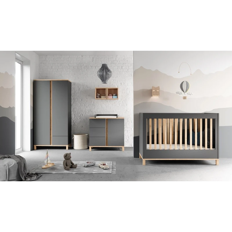 Armoire Altitude VOX Graphite/bois 5 Armoire Altitude VOX Graphite/bois – Image 3