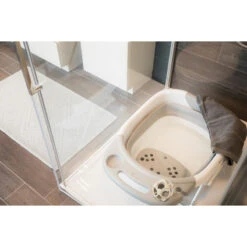 Baignoire De Douche Pliable BO JUNGLE Gris/blanc -MADE4BABY BOUTIQUE b baignoire douche pliable 9