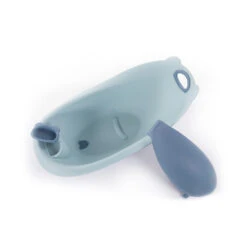 Baignoire Ourson BO JUNGLE Bleu Pastel