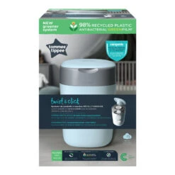 Poubelle à Couches Twist&Click TOMMEE TIPPEE Bleu -MADE4BABY BOUTIQUE bac a couches twist click 2