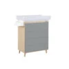 Commode De Bain Nature MICUNA Waterwood / Gris Foncé -MADE4BABY BOUTIQUE baignoire