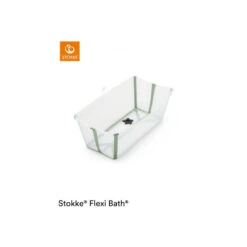 Baignoire FlexiBath STOKKE Transparent Green