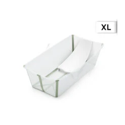 Baignoire Flexibath X-large STOKKE Transparent Green -MADE4BABY BOUTIQUE baignoire flexibath x large stokke transparent green 3