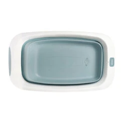 Baignoire Pliable Eazy Pop BEABA Bleu Baltique 7 Baignoire Pliable Eazy Pop BEABA Bleu Baltique -MADE4BABY BOUTIQUE baignoire pliable eazy pop beaba bleu baltique 2