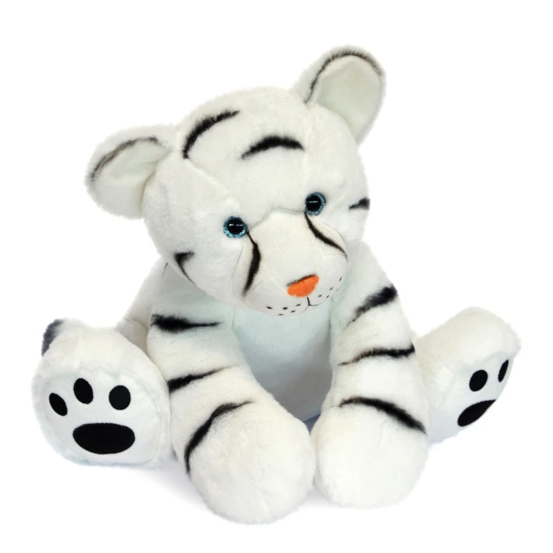 Bébé Tigre 35cm "Terre Sauvage" HISTOIRE D'OURS Blanc 3 Bébé Tigre 35cm "Terre Sauvage" HISTOIRE D'OURS Blanc