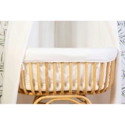 Berceau En Rotin à Bascule CHILDHOME Écru -MADE4BABY BOUTIQUE berceau en rotin a bascule childhome ecru 4