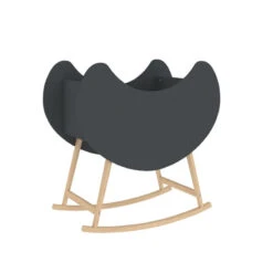 Berceau Lune SONGES ET RIGOLADES Gris Anthracite