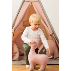 Biche En Tricot Small PÉRICLÈS Rose -MADE4BABY BOUTIQUE biche en tricot small pericles rose 2