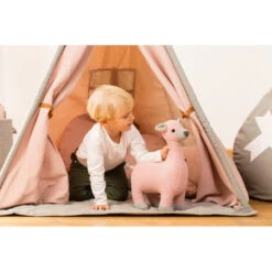 Biche En Tricot Small PÉRICLÈS Rose -MADE4BABY BOUTIQUE biche en tricot small pericles rose 4