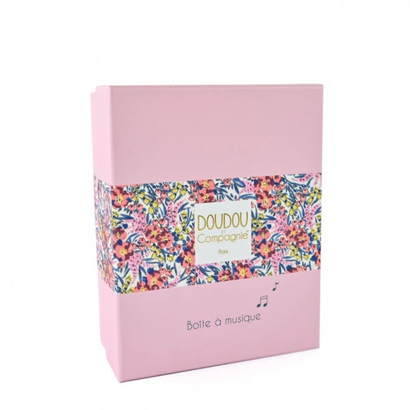 Boîte à Musique Faon Boh’aime DOUDOU ET COMPAGNIE Rose 5 Boîte à Musique Faon Boh’aime DOUDOU ET COMPAGNIE Rose – Image 3