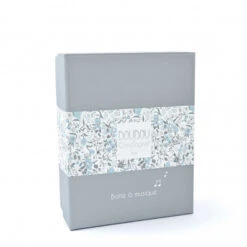 Boîte à Musique Ours Boh’aime DOUDOU ET COMPAGNIE Bleu -MADE4BABY BOUTIQUE boite a musique ours bohaime doudou et compagnie bleu 1 2