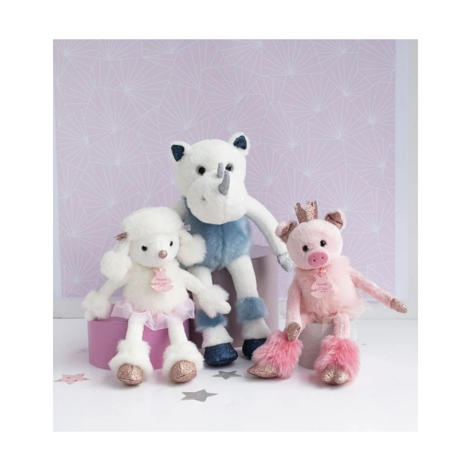 Caniche Roxane PM "Les Petits Twist" HISTOIRE D'OURS Blanc 6 Caniche Roxane PM "Les Petits Twist" HISTOIRE D'OURS Blanc – Image 4