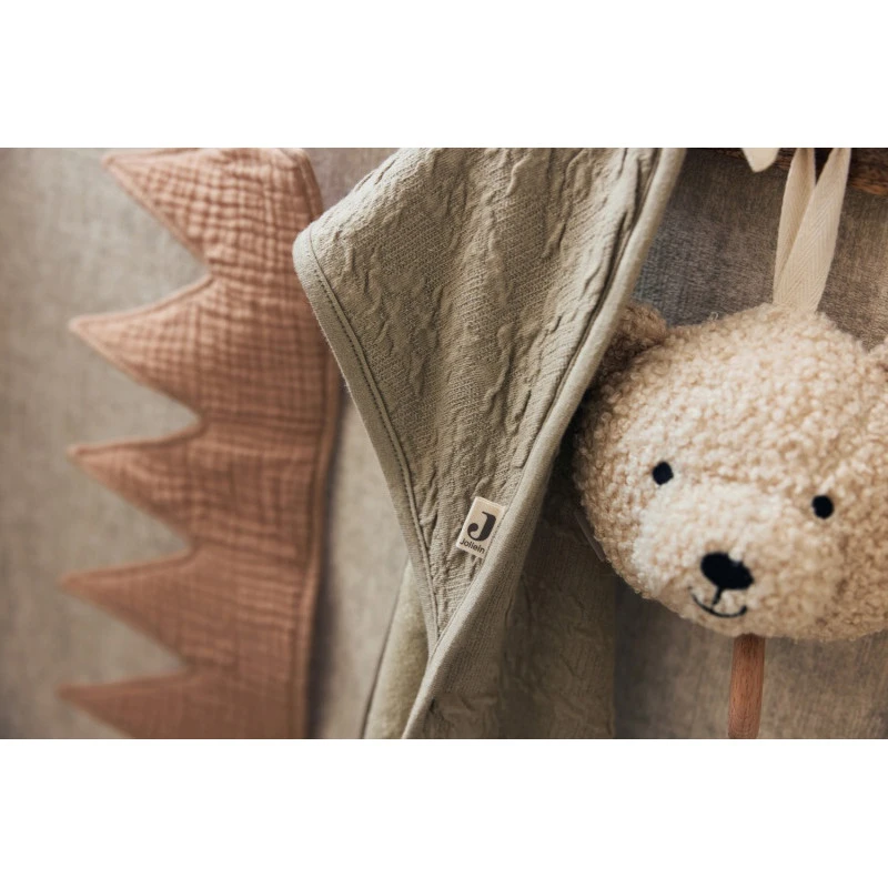 Cape De Bain 75x75 JOLLEIN Olive Green Soft Waves 8 Cape De Bain 75x75 JOLLEIN Olive Green Soft Waves – Image 6