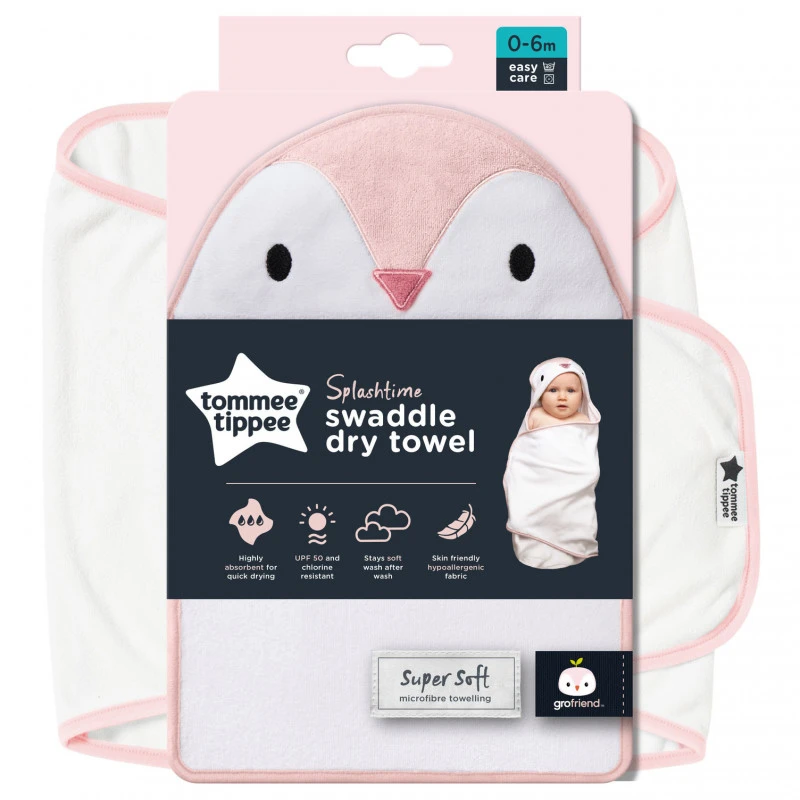 Sortie De Bain Nouveau-né TOMMEE TIPPEE Penny Le Pingouin 5 Sortie De Bain Nouveau-né TOMMEE TIPPEE Penny Le Pingouin – Image 3