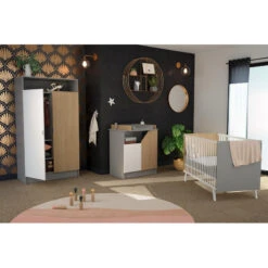 Armoire Carnaval AT4 Blanc/gris/chêne 7 Armoire Carnaval AT4 Blanc/gris/chêne -MADE4BABY BOUTIQUE carnaval armoire 2