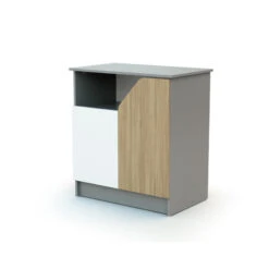 Meuble à Langer Carnaval AT4 Blanc/gris/chêne -MADE4BABY BOUTIQUE carnaval meuble a langer 11