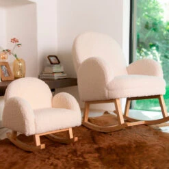 Chaise à Bascule Teddy CHILDHOME Ecru -MADE4BABY BOUTIQUE chaise a bascule teddy childhome ecru 4
