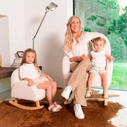 Chaise à Bascule Teddy CHILDHOME Ecru -MADE4BABY BOUTIQUE chaise a bascule teddy childhome ecru 5