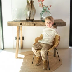 Chaise Fleur En Rotin CHILDHOME Natural -MADE4BABY BOUTIQUE chaise fleur en rotin childhome natural 4