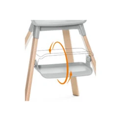 Chaise Haute Clikk™ STOKKE® Grey -MADE4BABY BOUTIQUE chaise haute clikk stokke grey 5