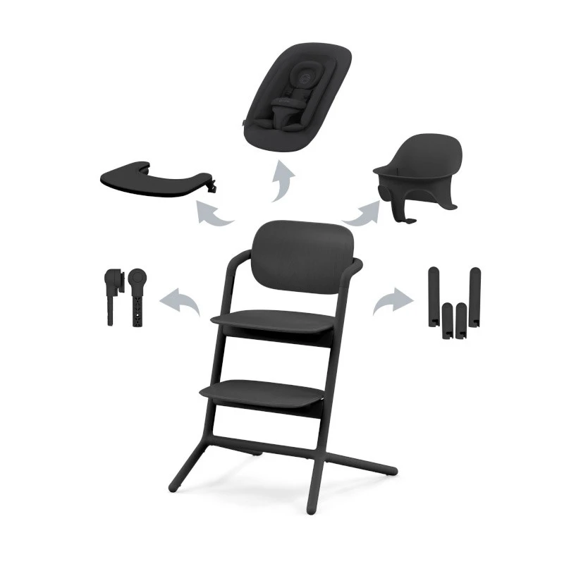 Chaise-haute Lemo 2 4en1 CYBEX Stunning Black 3 Chaise-haute Lemo 2 4en1 CYBEX Stunning Black
