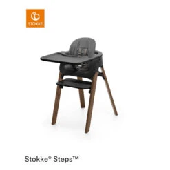 Chaise Haute Steps™ STOKKE® Black/Golden Brown -MADE4BABY BOUTIQUE chaise haute steps stokke blackgolden brown 2