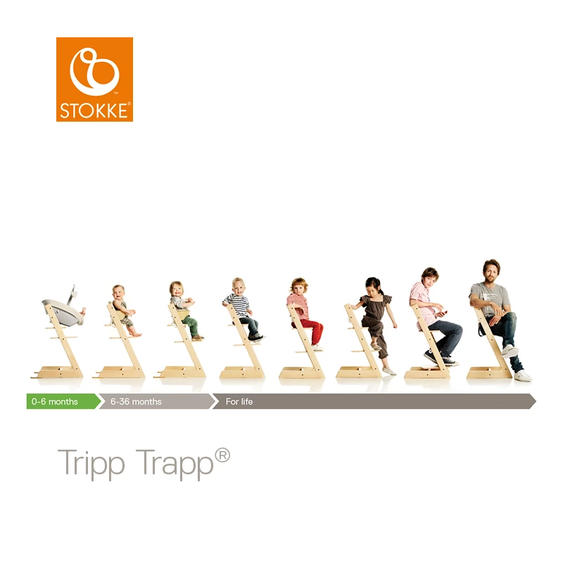 Chaise-haute Tripp Trapp® STOKKE® Blanche 6 Chaise-haute Tripp Trapp® STOKKE® Blanche – Image 4