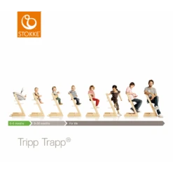 Chaise-haute Tripp Trapp® STOKKE® Chêne Blanc -MADE4BABY BOUTIQUE chaise haute tripp trapp stokke chene blanc 3