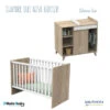 Chambre Duo Avec Lit 60x120 SAUTHON Nova Blanc Lin -MADE4BABY BOUTIQUE chambre duo 60 nova blanc