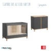 Chambre Duo 60x120 Altitude VOX Graphite/bois 1 Chambre Duo 60x120 Altitude VOX Graphite/bois -MADE4BABY BOUTIQUE chambre duo 60x120 altitude vox graphitebois