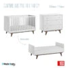 Chambre Duo 70 X 140 Mid VOX Blanc/noix -MADE4BABY BOUTIQUE chambre duo 70 x 140 mid vox blancnoix