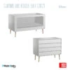 Chambre Duo Avec Lit 60x120 Bosque VOX Blanc -MADE4BABY BOUTIQUE chambre duo avec lit 60x120 bosque vox blanc