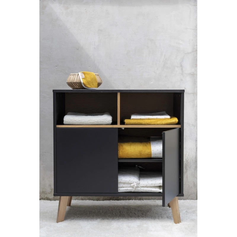 Chambre Duo Avec Lit 60x120 PERICLES Style Black 5 Chambre Duo Avec Lit 60x120 PERICLES Style Black – Image 3