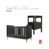 Chambre Duo Avec Lit 60x120 Pure Noir Et Table à Langer Cindy PERICLES -MADE4BABY BOUTIQUE chambre duo avec lit 60x120 pure noir et table a langer cindy pericles