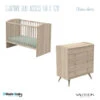 Chambre Duo Avec Lit 60x120 SAUTHON Access Chêne Doré -MADE4BABY BOUTIQUE chambre duo avec lit 60x120 sauthon access chene dore