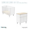 Chambre Duo Avec Lit 60x120 SAUTHON Eléonore Blanc 2 Chambre Duo Avec Lit 60x120 SAUTHON Eléonore Blanc -MADE4BABY BOUTIQUE chambre duo avec lit 60x120 sauthon eleonore blanc