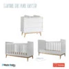 Chambre Duo Avec Lit 60x120 Transformable PERICLES Pure Blanc -MADE4BABY BOUTIQUE chambre duo avec lit 60x120 transformable pericles pure blanc