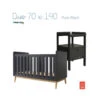 Chambre Duo Avec Lit 70x140 Pure Noir Et Table à Langer Cindy PERICLES -MADE4BABY BOUTIQUE chambre duo avec lit 70x140 pure noir et table a langer cindy pericles
