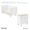 Chambre Duo Avec Lit 70x140 SAUTHON Eléonore Blanc 2 Chambre Duo Avec Lit 70x140 SAUTHON Eléonore Blanc -MADE4BABY BOUTIQUE chambre duo avec lit 70x140 sauthon eleonore blanc