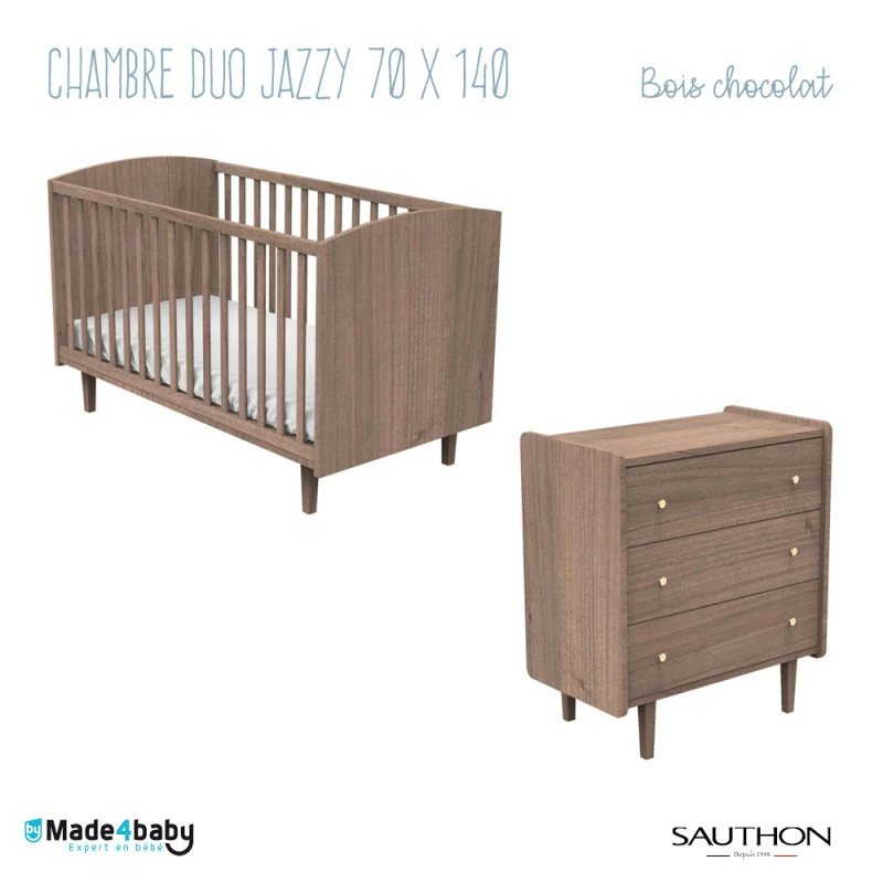 Chambre Duo Avec Lit 70x140 SAUTHON Jazzy 3 Chambre Duo Avec Lit 70x140 SAUTHON Jazzy