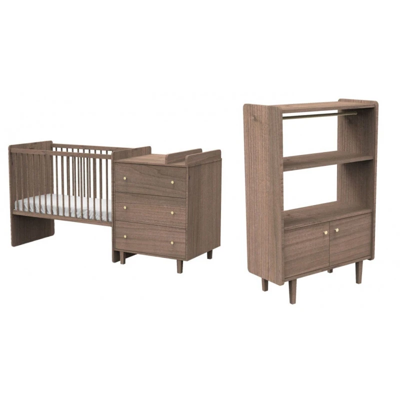 Chambre Duo Avec Lit Combiné + Bibliothèque SAUTHON Jazzy 3 Chambre Duo Avec Lit Combiné + Bibliothèque SAUTHON Jazzy