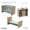 Chambre Duo Avec Little Big Bed 70x140 SAUTHON Nova Gris Volcan -MADE4BABY BOUTIQUE chambre duo lbb nova gris volcan